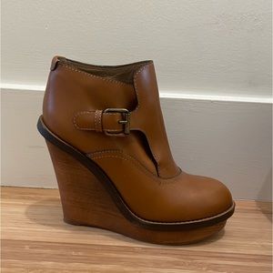 Chloe Wedge Platform Ankle Boots